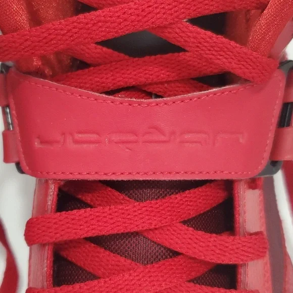 Jordan Flight 45 High Men Basketball, Size 11½, Red - Picture 11 of 15